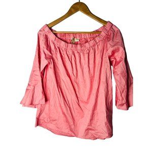 michael kors off the shoulder top pink NWT $98